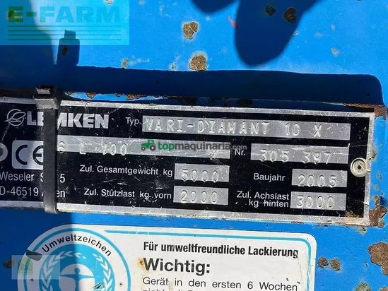 Arado - Lemken - vari diamant 10x 6/1l100