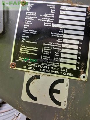 Empacadora gigant - Claas - quadrant 2200 756d