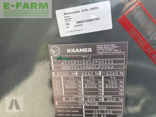 Telescopica - kramer - kl 37.8