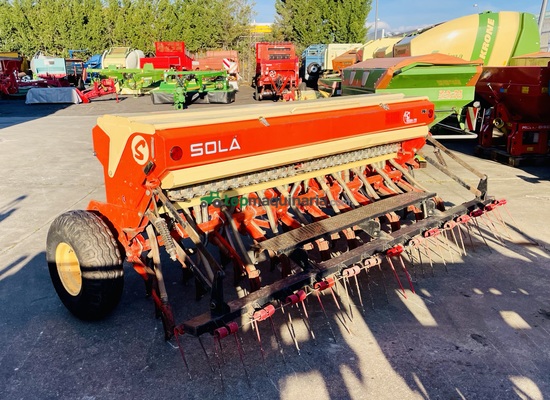 Sembradora en línea convencional - Sola - trisem  194 
