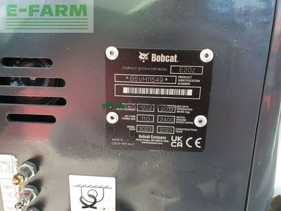 Excavadora - Bobcat - excavator e 20 z