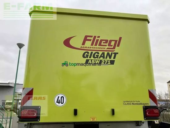 Cinta transportadora de forraje - Fliegl - gigant asw 271 compact fox