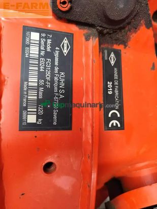 Cortacésped manual - Kuhn - fc 3125 frontale