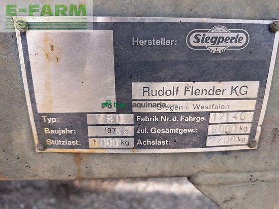 Cuba de purin -  - siegperle 6000l güllefass v60