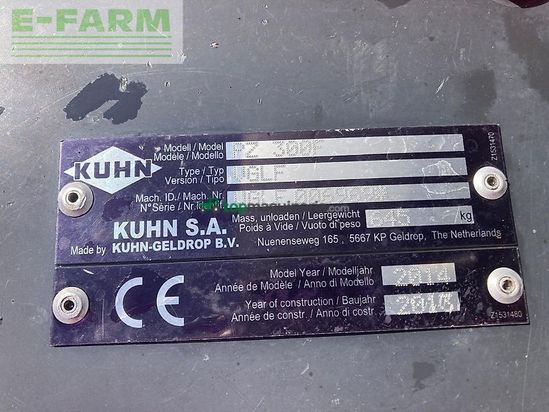 Cortacésped manual - Kuhn - pz300f