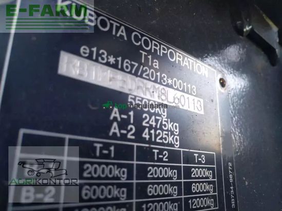 Tractor agrícola - Kubota - m4063 rops