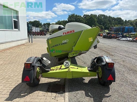 Cortacésped manual - Claas - directdisc 610 contour - modelljahr 2013