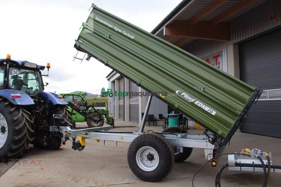 Volquet - Fliegl - einachs-dreiseitenkipper edk 70 fox