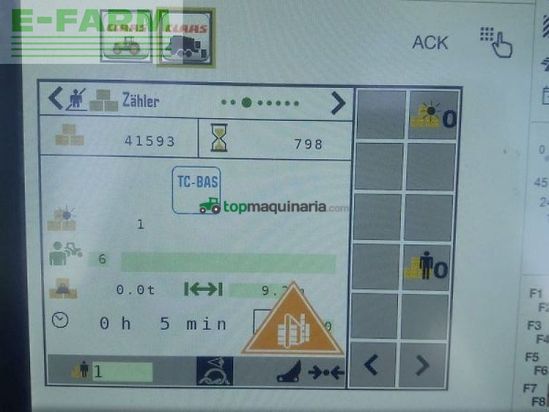 Empacadora gigant - Claas - quadrant 5200 fc tandem