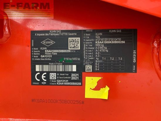 Henificador - Kuhn - ga13131