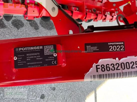 Sembradora - Pöttinger - vitasem 302 add