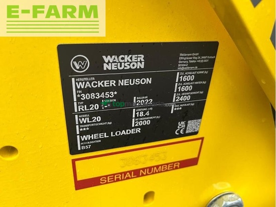 Minicargadora - Wacker Neuson - wl 20