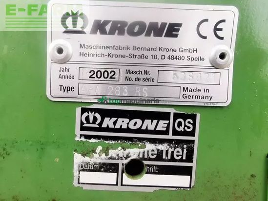 Cortacésped manual - Krone - afa 283 rs frontscheibenmähwerk