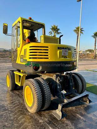 Excavadora de ruedas   Komatsu Pw 95 