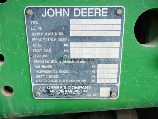 Tractor agrícola - John Deere - 7430 Premium