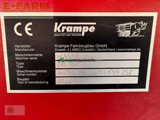 Volquet - Krampe - big body bb 750 s
