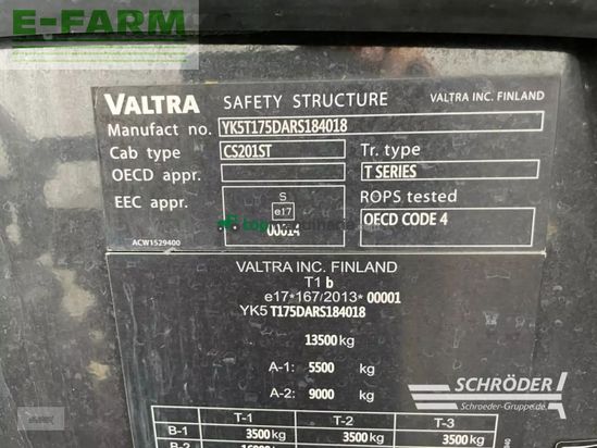 Tractor agrícola - Valtra - t 175 ed