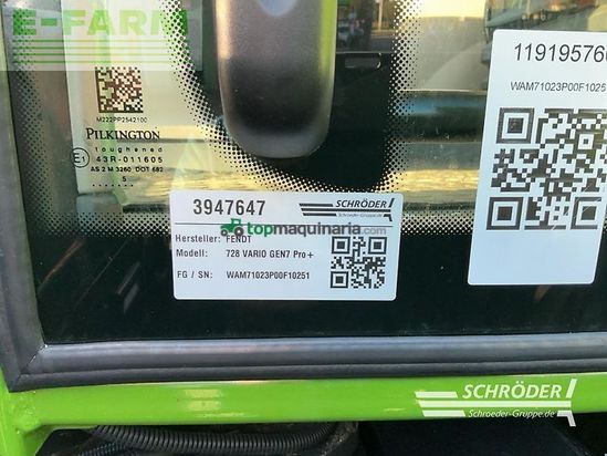 Tractor agrícola - Fendt - 728 vario gen7 profi plus