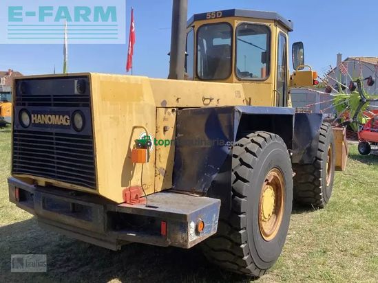 Minicargadora - Hanomag - hanomag 55 d - überladehöhe über 4 m