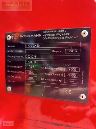 Telescopica - Weidemann - 1775 cx ska