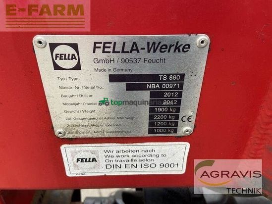 Henificador - Fella - ts 880