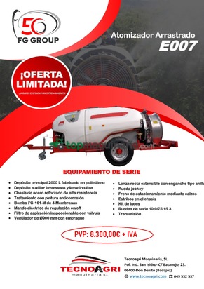 Atomizador  Arrastrado FG GROUP E007