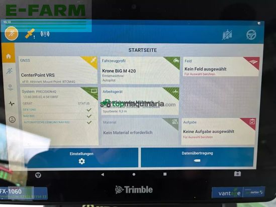 Henificador - Krone - big m 420