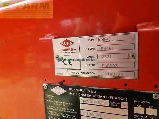 Grada de disco - Kuhn - scheibenegge discolander dlxm-40