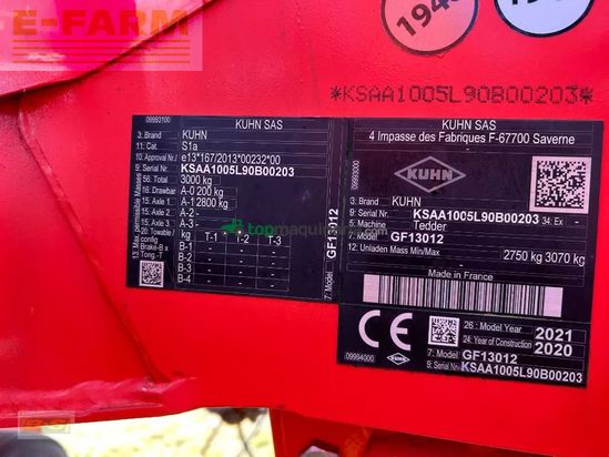 Henificador - Kuhn - gf 13012