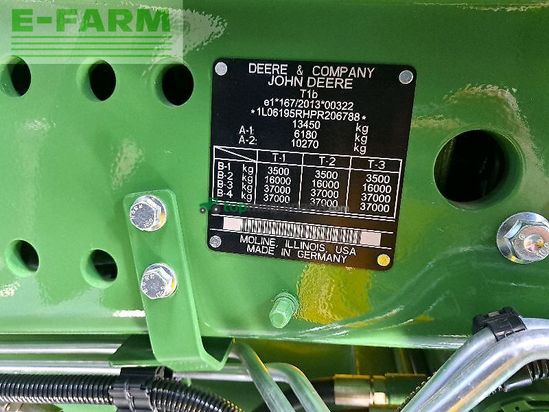 Tractor agrícola - John Deere - 6r195 / 6r195