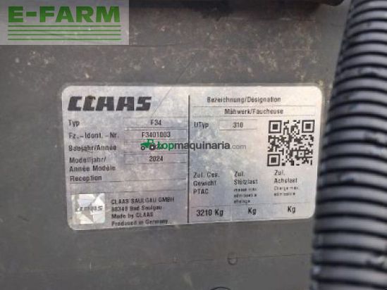 Cortacésped manual - Claas - disco 9300 ds