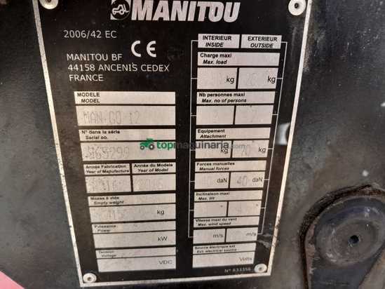 Brazo MANITOU MAN GO 12
