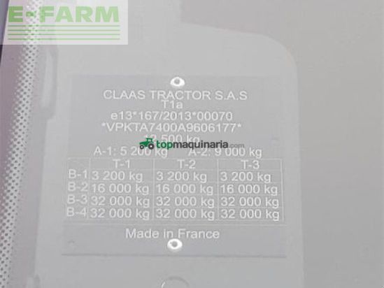 Tractor agrícola - Claas - traktor arion 650 hexas cis+ CIS+
