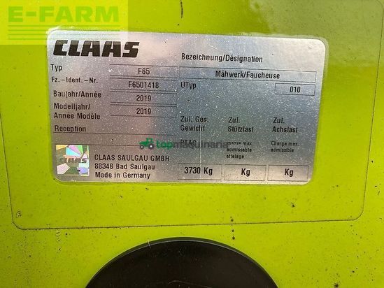 Cortacésped manual - Claas - disco 9200 c as