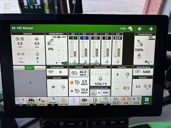 Tractor agrícola - John Deere - 6r185 *garantieverlängerung*