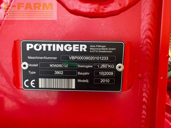 Cortacésped manual - Pöttinger - novadisc 730
