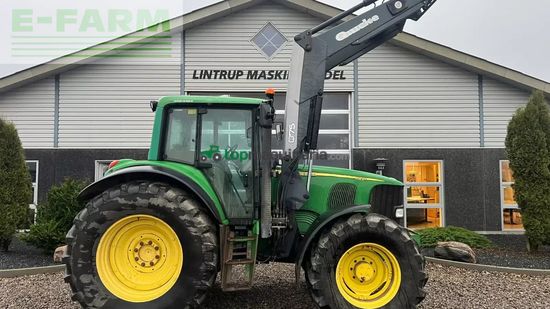 Tractor agrícola - John Deere - 6820 med frontlæsser