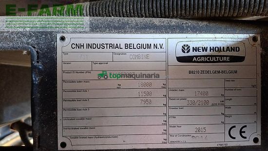 Cosechadora de Cereal - New Holland - cr 8.80