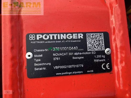 Cortacésped manual - Pöttinger - novacat 301alpha-motion ed