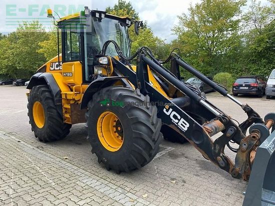 Minicargadora - JCB - 419s agri mit silagegabel
