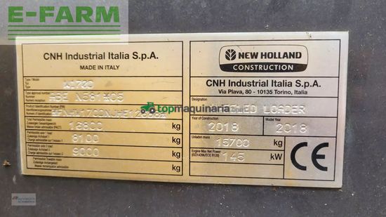 Minicargadora - New Holland - w170d