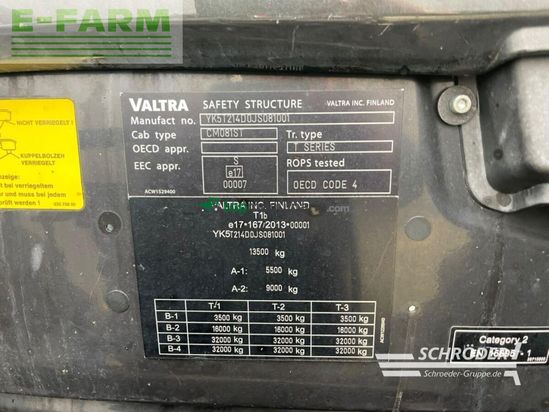 Tractor agrícola - Valtra - t 214 d smarttouch + rtk