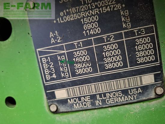 Tractor agrícola - John Deere - 6r250 autoqowr