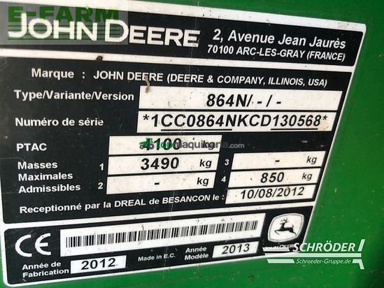 Empacadora gigant - John Deere - 864 maxicut