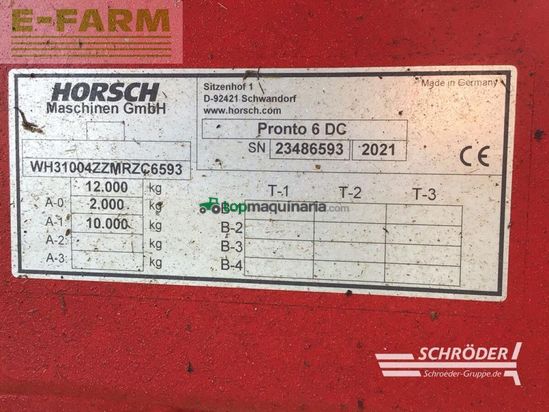 Sembradora - Horsch - pronto 6 dc