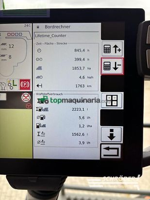 Cosechadora de Cereal - Fendt - ideal 9 t+geringhoff 12,20m+sww ziegler