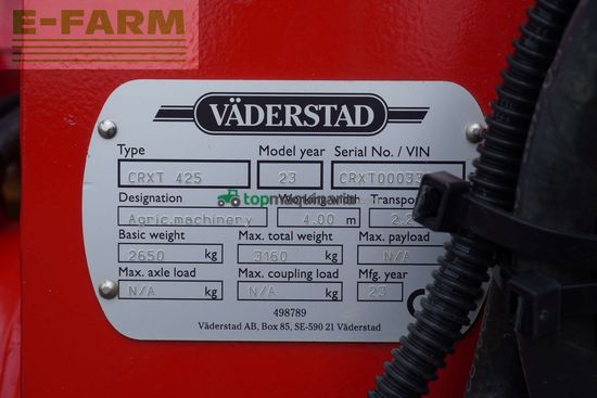 Grada de disco -  - carrier crxt 425