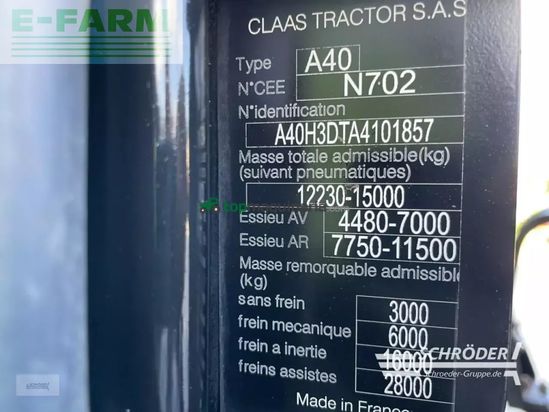 Tractor agrícola - Claas - axion 870 cmatic rtk CMATIC