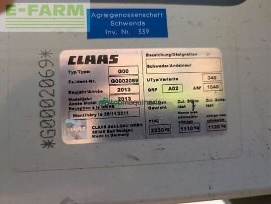 Henificador - Claas - liner 1650 twin