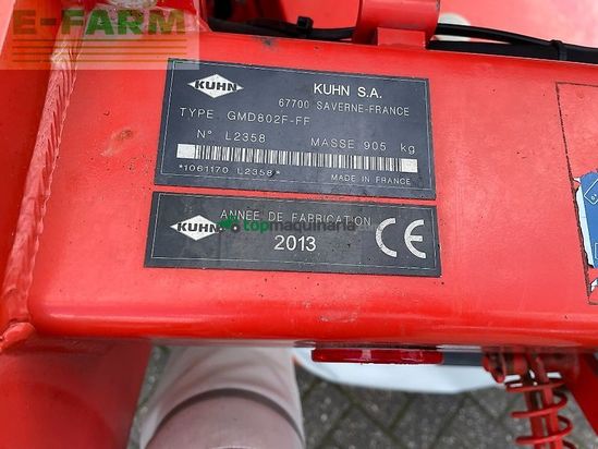 Cortacésped manual - Kuhn - gmd 802 f-ff